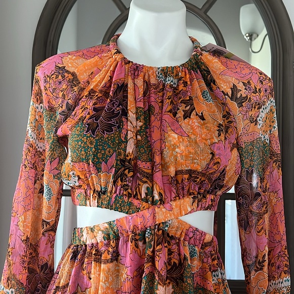 A.L.C. Izzy Silk Fit &Flare Cutout Dress, Size 4 New w/Tag Retail $695 SOLD OUT! - Picture 12 of 14